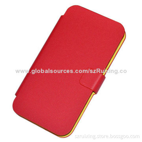 Stock item twill veins leather case for Samsung Galaxy NOTE 2/N7100, with stand function